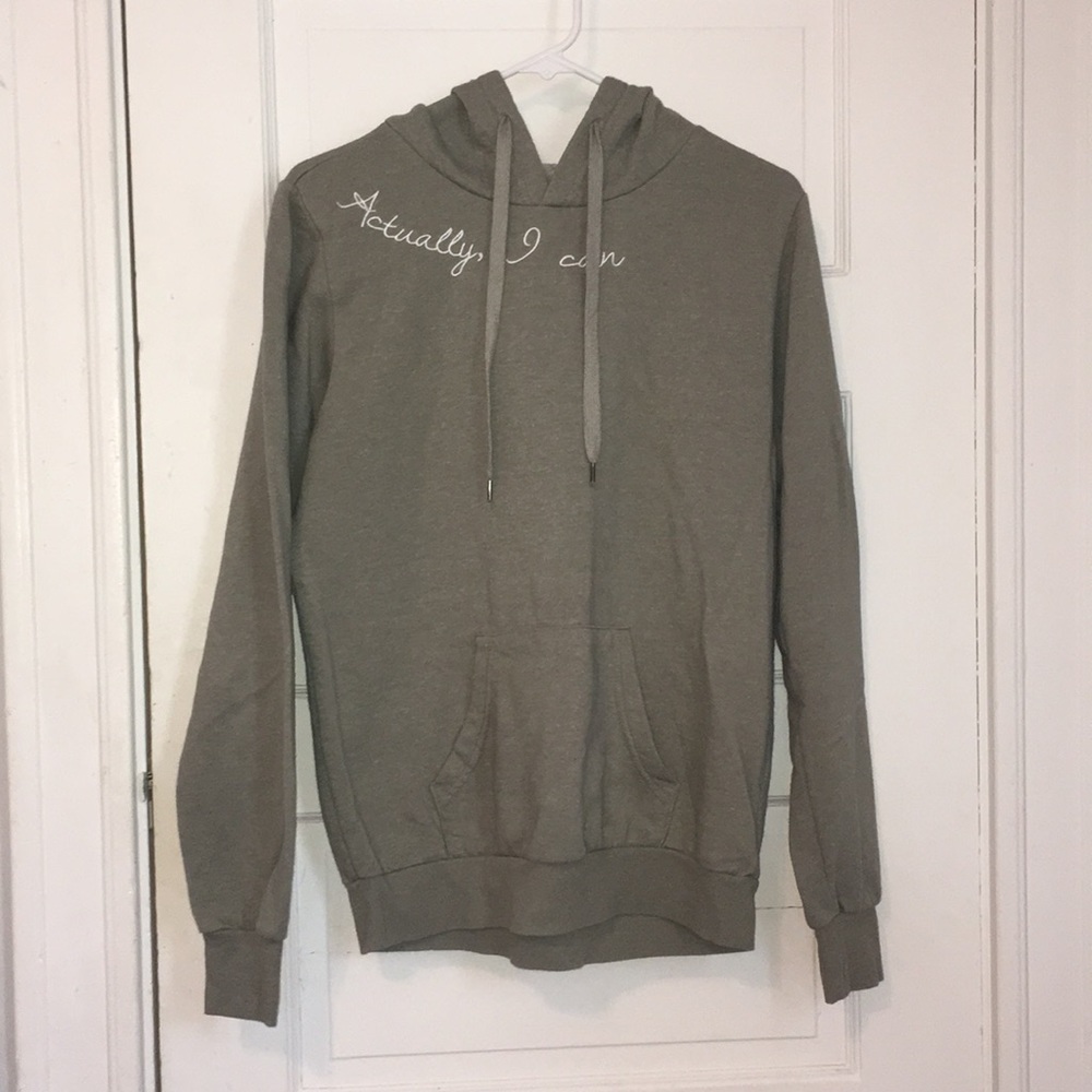 “Actually I can” hoodie